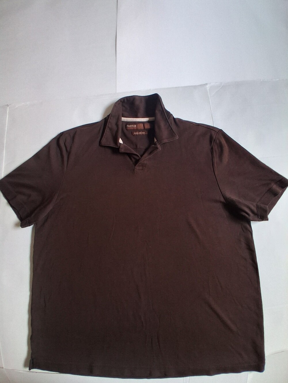 Perry Ellis Brown Men's Polo Shirt